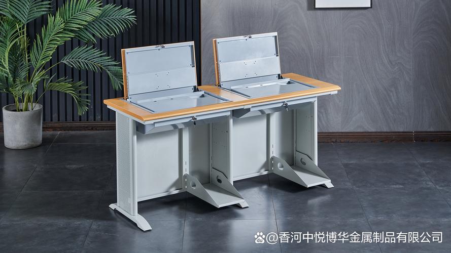 翻转电脑桌 现代教育与办公空间的智能之选